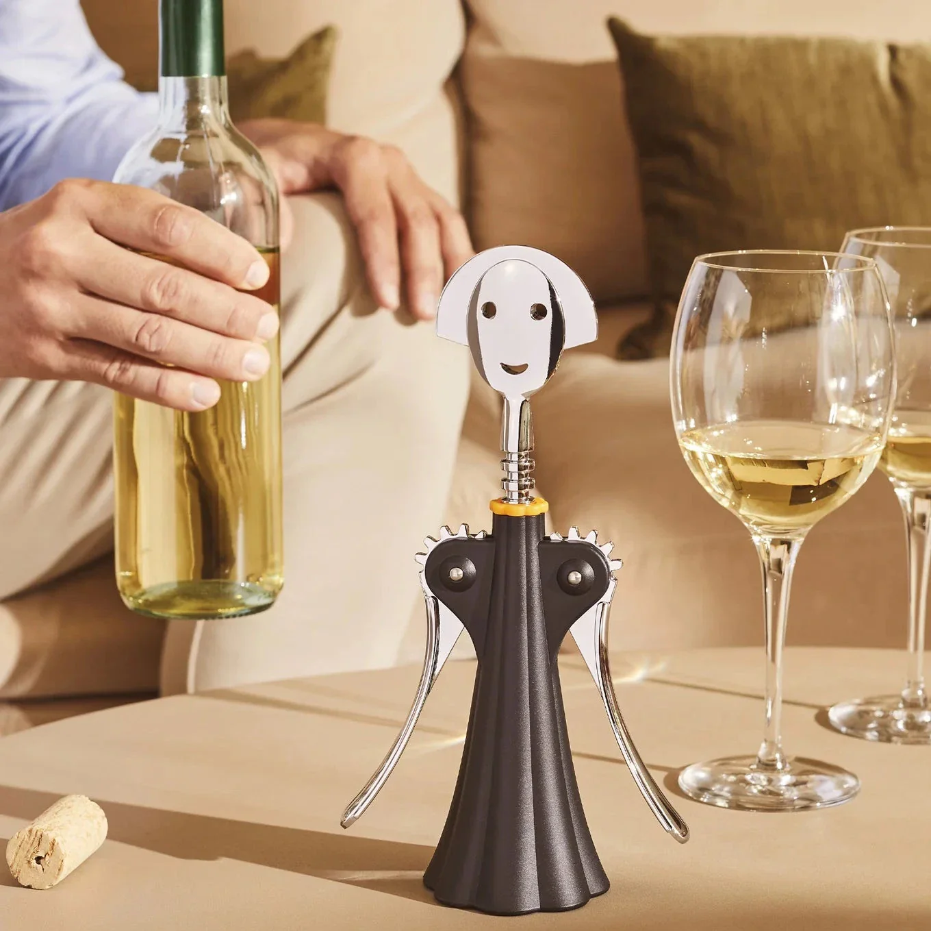 Anna G Corkscrew, Black - Image 2