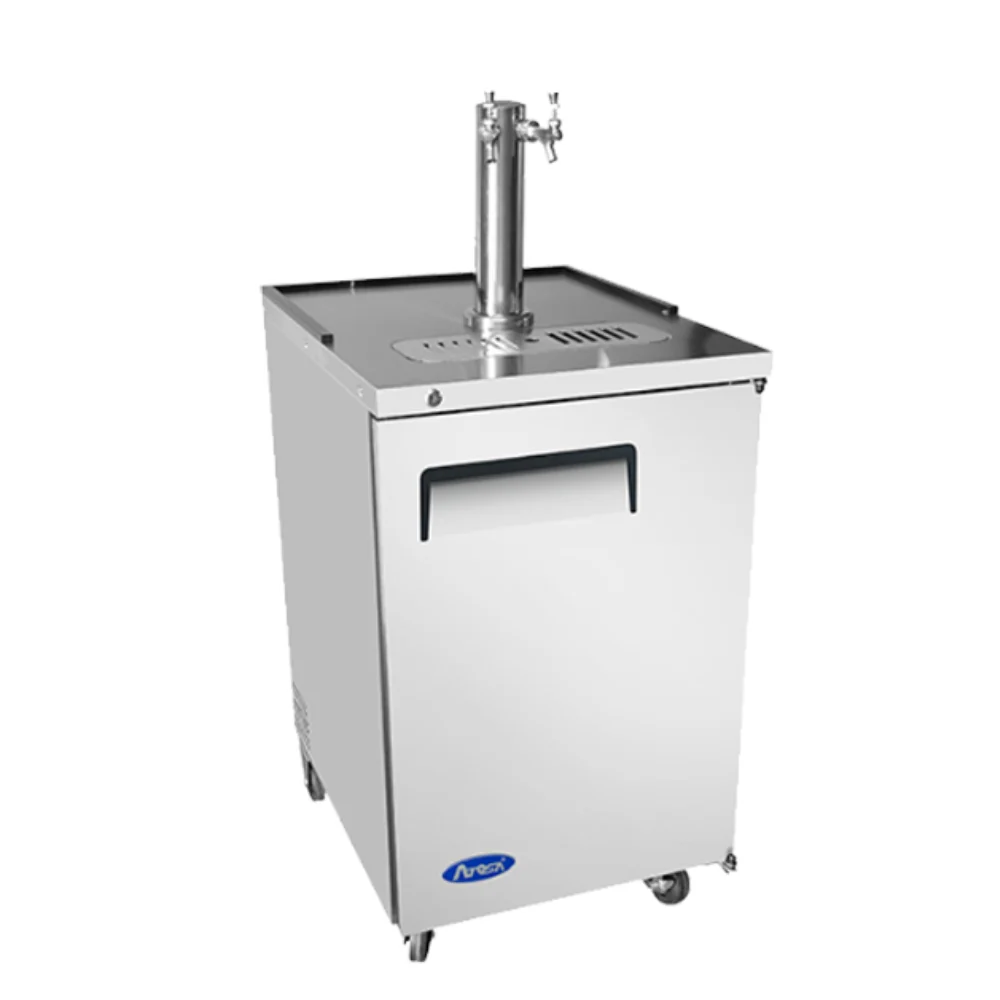 Atosa 23" Draft Beer Refrigerator with Dual Tap Tower - Image 2