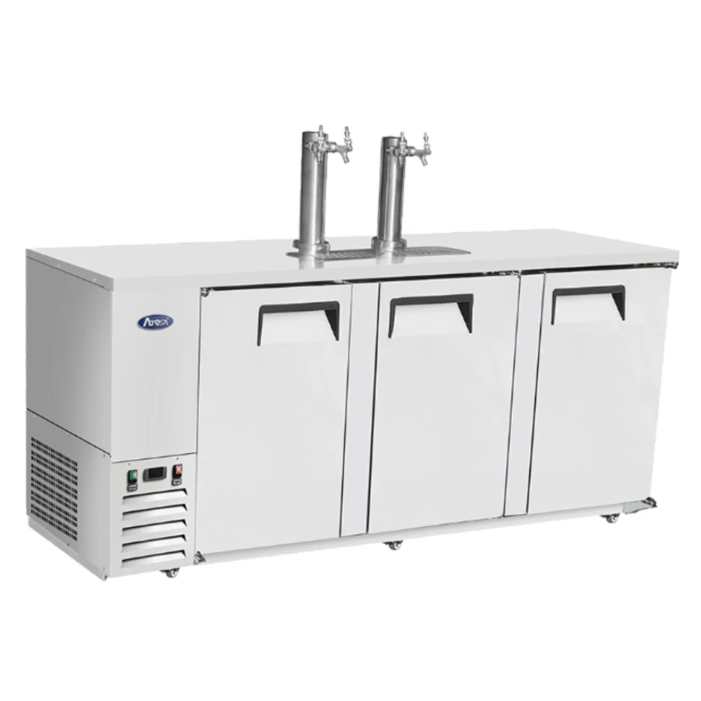 Atosa 89" Draft Beer System 2 Taps & 4 Keg Capacity, Stainless Steel - Image 3