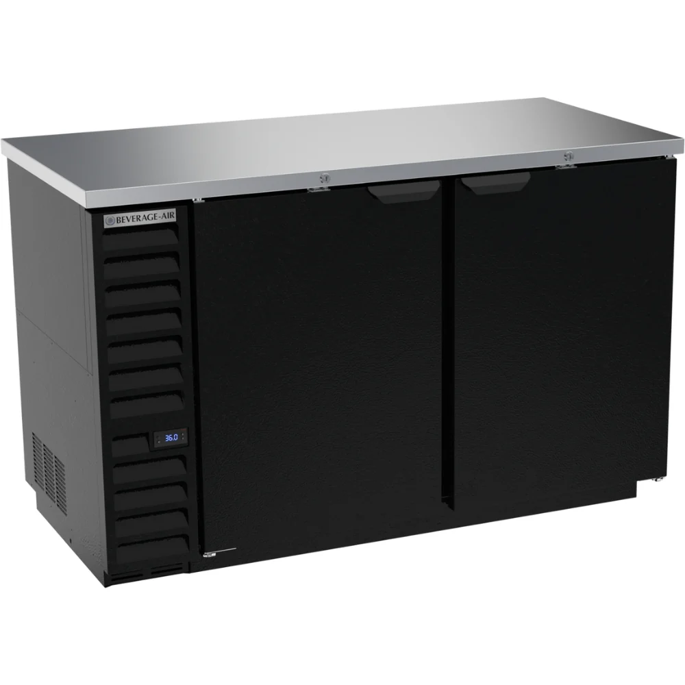 Beverage-Air 59" Back Bar Refrigerator with 2 Solid Doors - Image 3