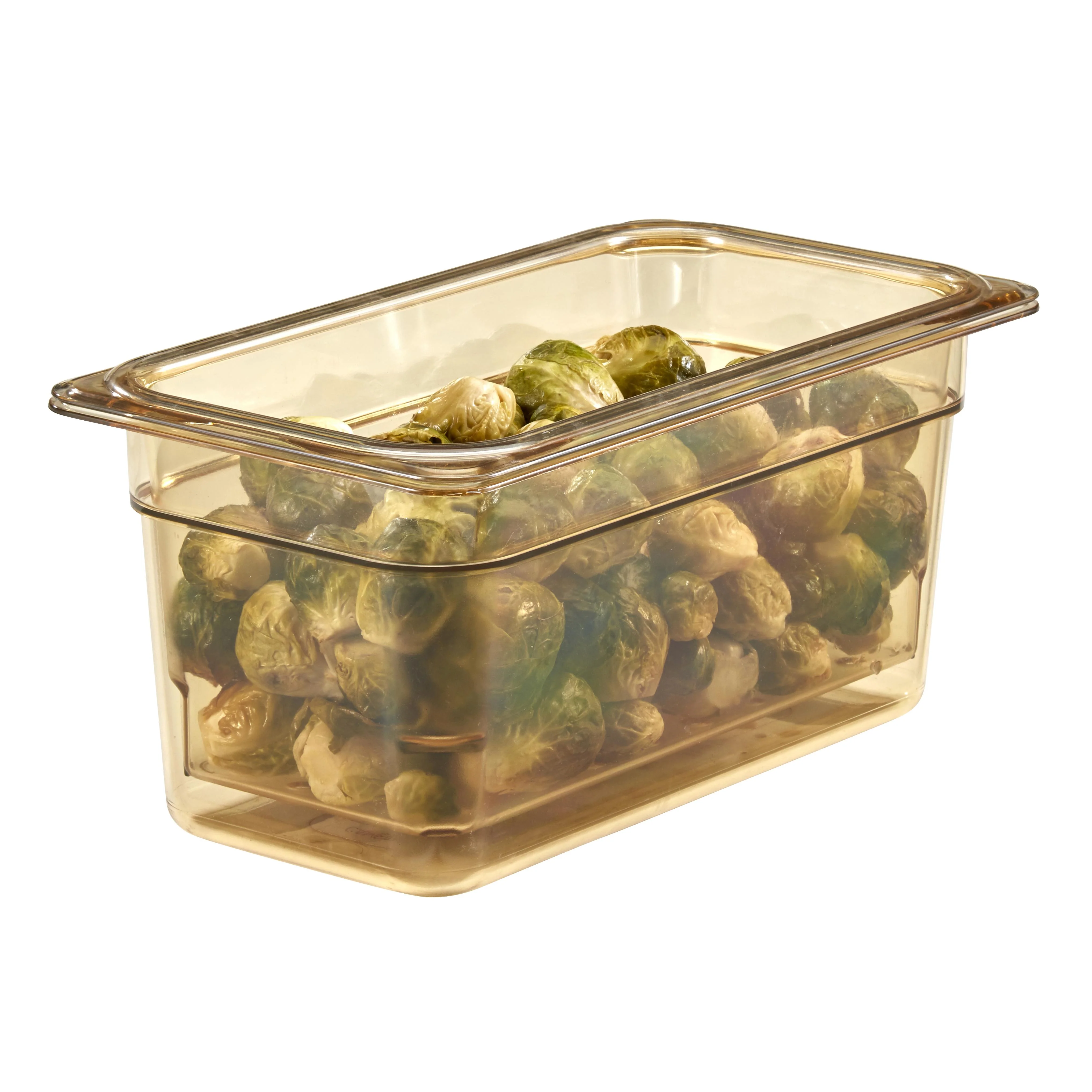 Cambro 36HP150 H-Pan 1/3 Size High Heat Food Pan 6" Deep, Amber - Image 2