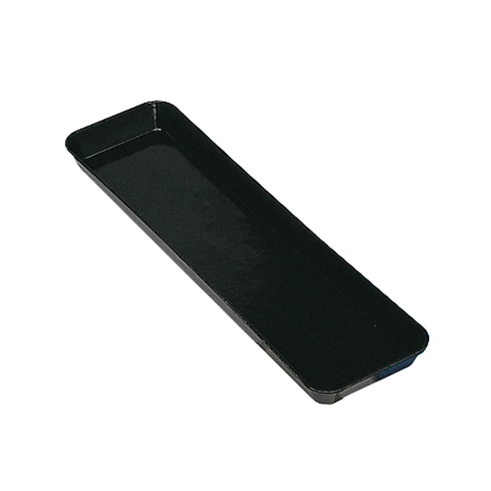 Cambro 6.5" x 30" Market Display Tray, Black - 6302MT110