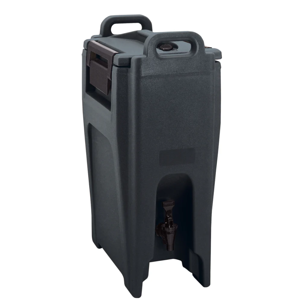 Cambro UC500110 Ultra Camtainer 5.25 Gallon Insulated Beverage Dispenser, Black