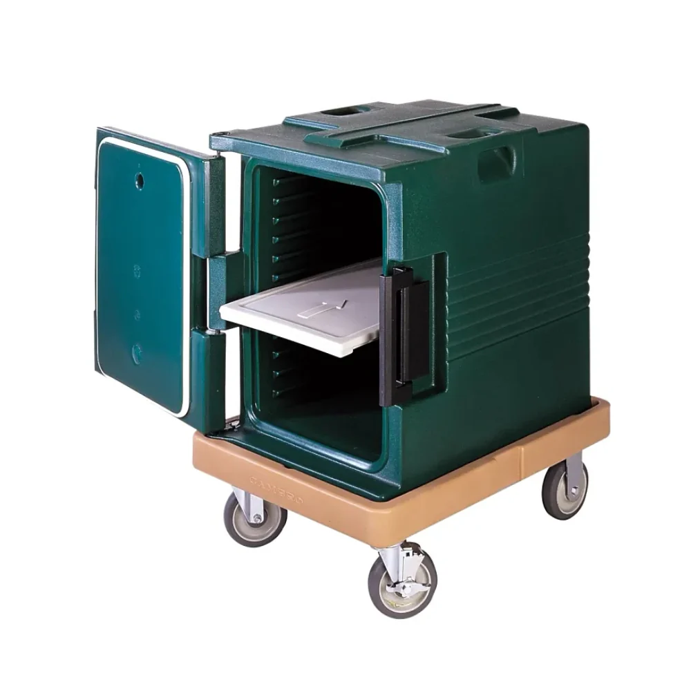 Cambro UPC400192 Ultra Pan Carrier Insulated Front Loading Food Pan Carrier, Holds 6 Full Sized Pans, Green - Image 3