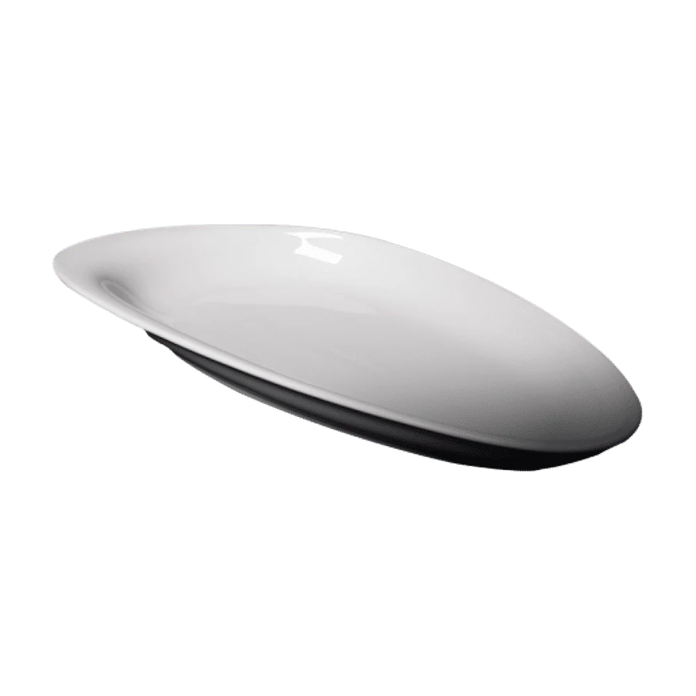 Cameo Pearl 6.5" Platter Triangular, 48 /Case