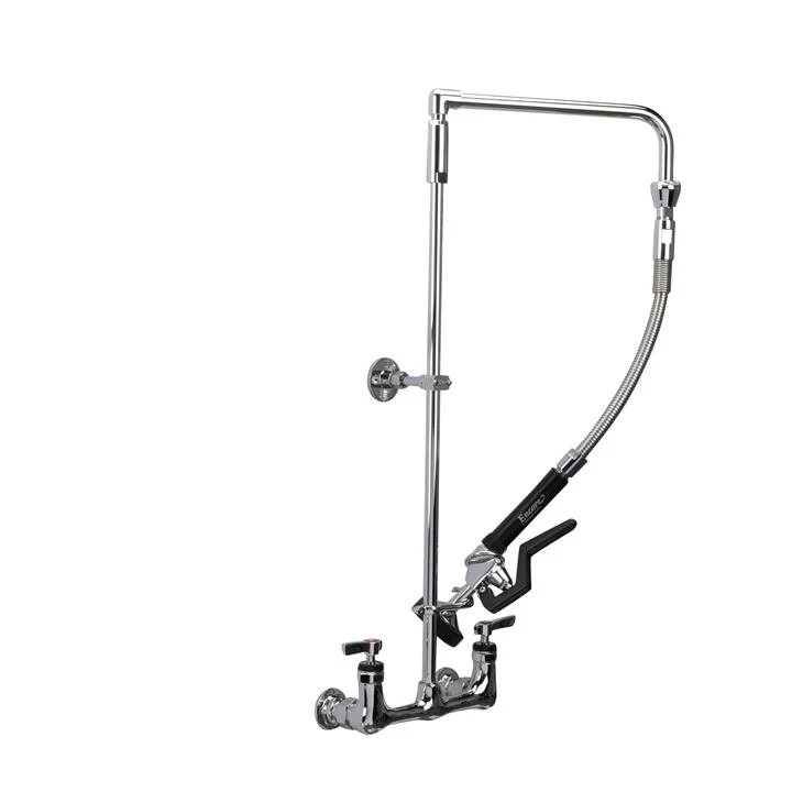 Component Encore Pre-Rinse Wall Mount Faucet, 12" Swivel Arm, 26" Riser - Image 5