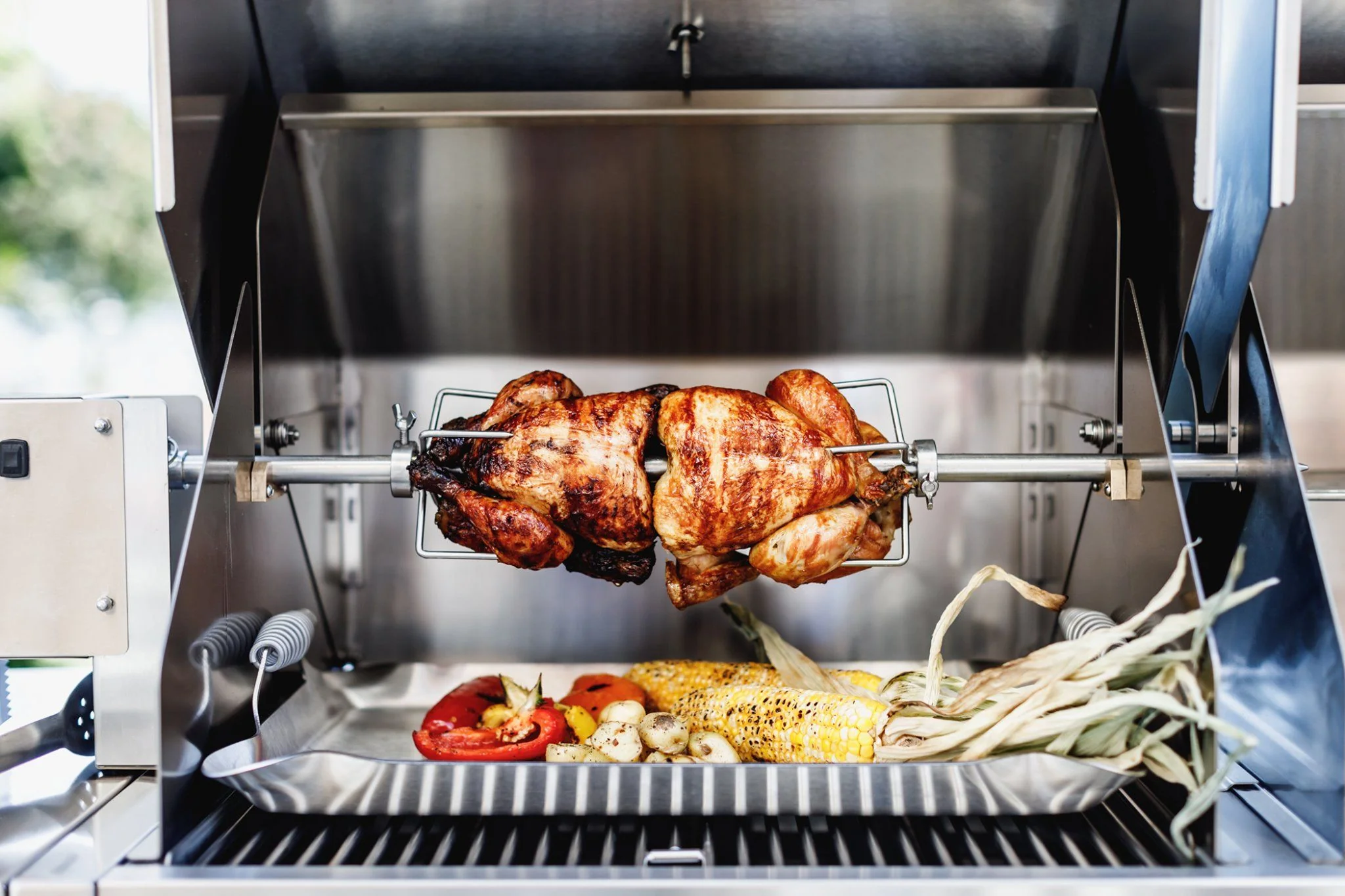Crown Verity 36" Built In Grill Rotisserie Assembly For BI-36 Grills - Image 3