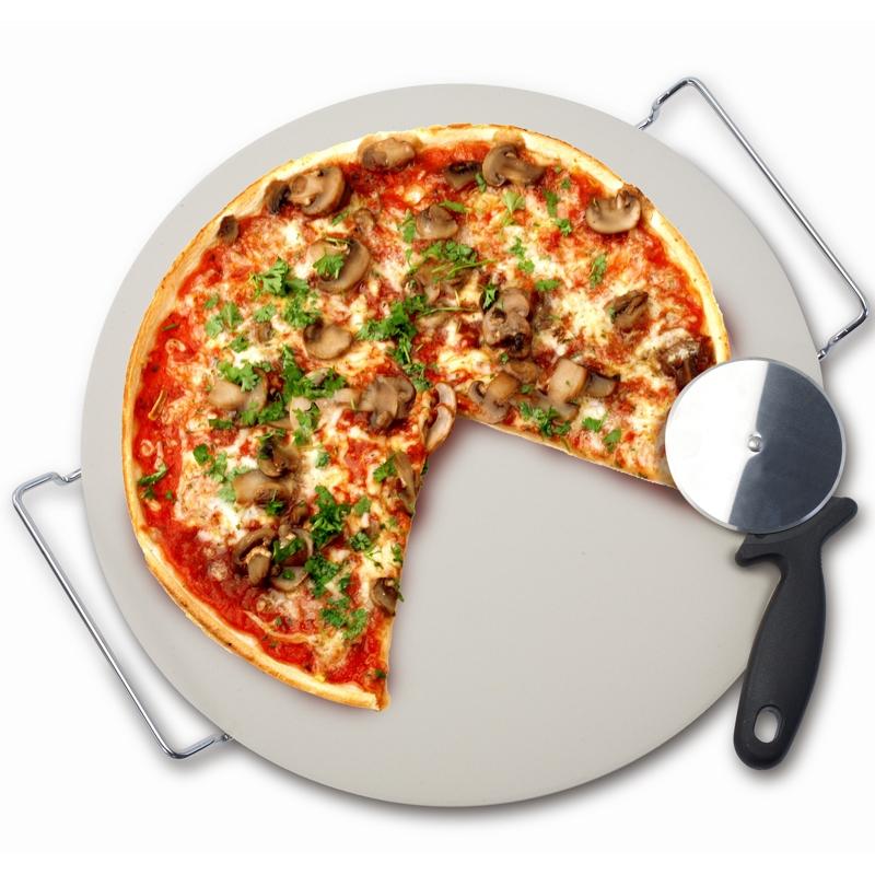 Danesco Pizza Stone & Rack Set