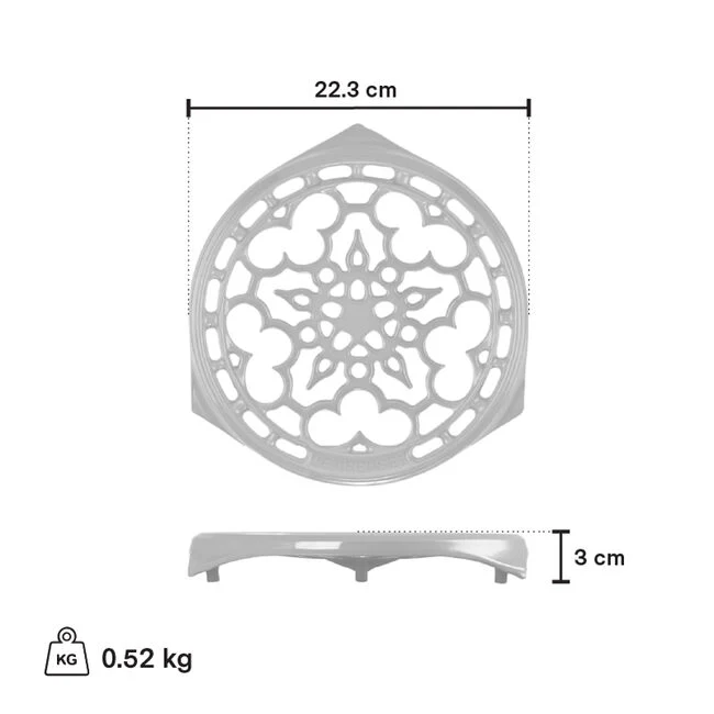 Le Creuset Deluxe Round Trivet, Artichaut - Image 2