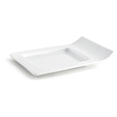 Front Of The House Kyoto 9" x 5" Rectangle Plate, White 12 /Case