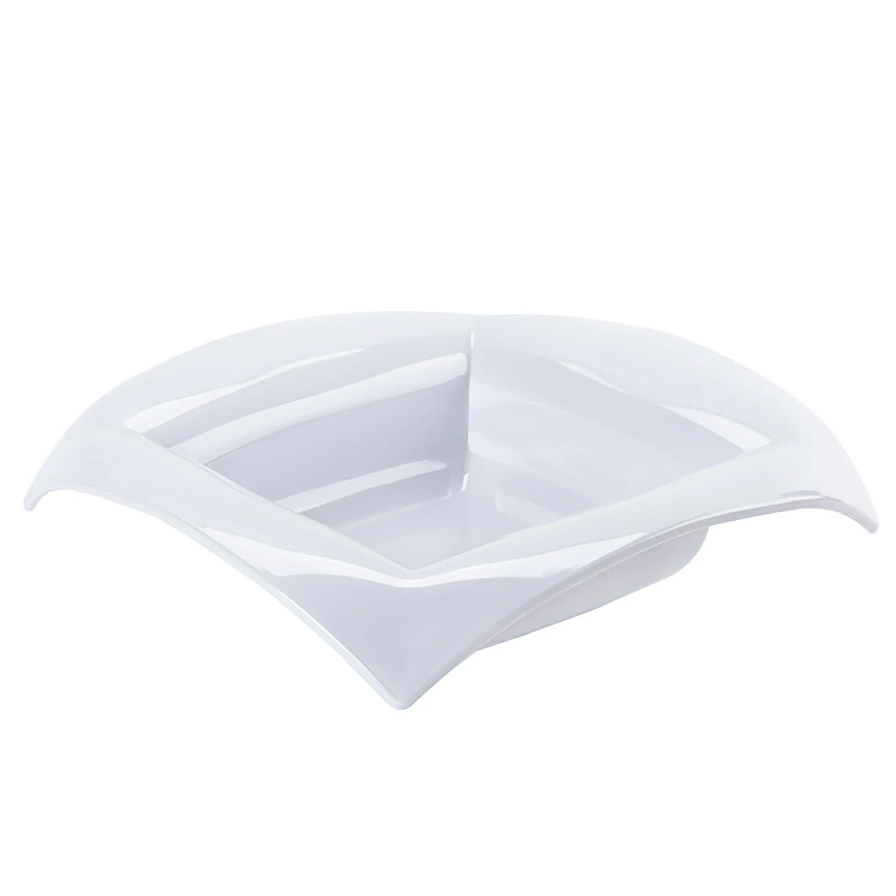 G.E.T. Geneva 2 Qt Square Bowl, White