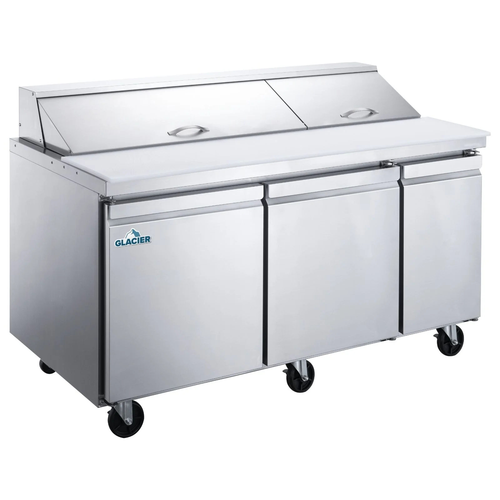 Glacier 72" Sandwich / Salad 16 Pan Refrigerated Prep Table