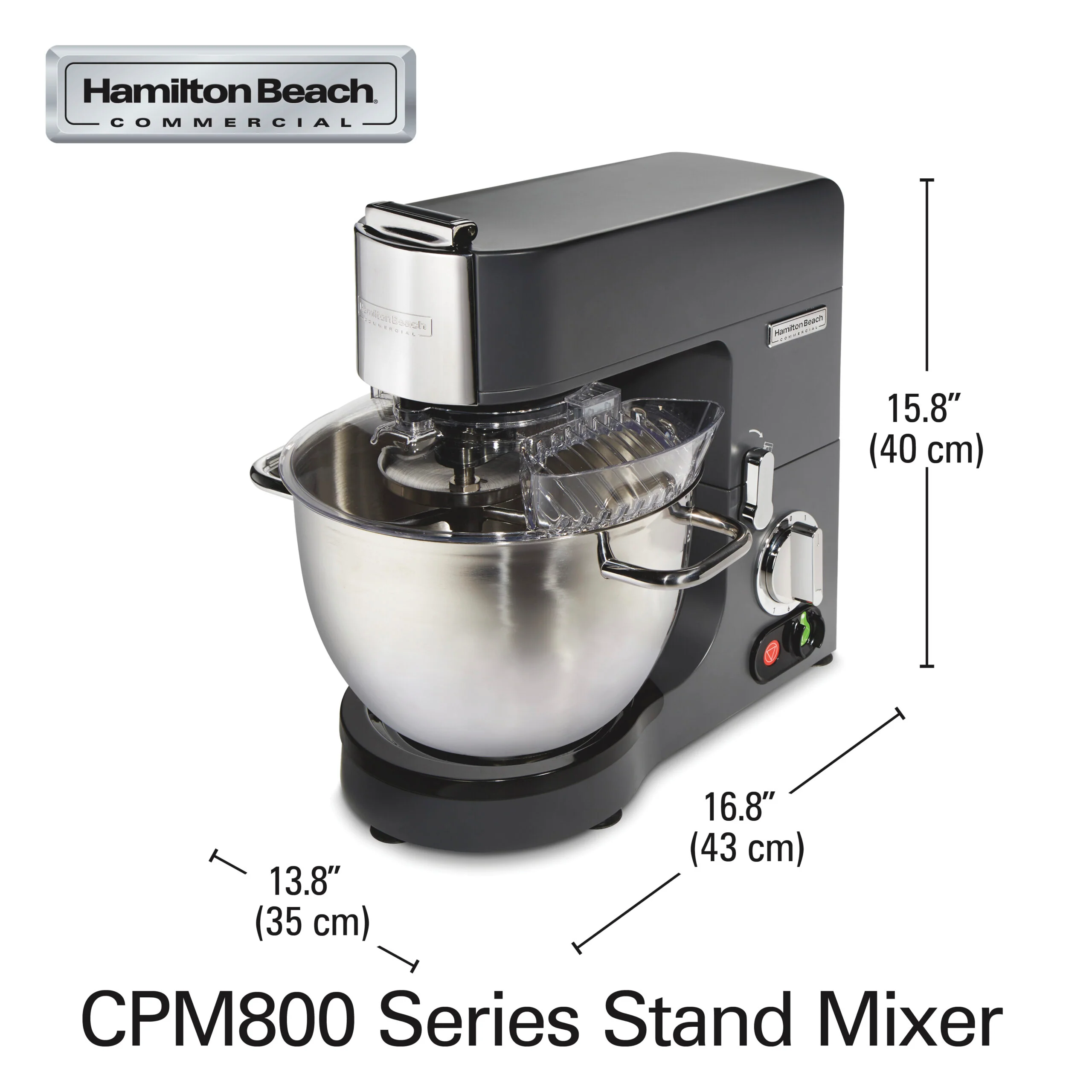 Hamilton Beach CPM800 8 Qt Planetary Stand Mixer, 7 Speed - Image 8
