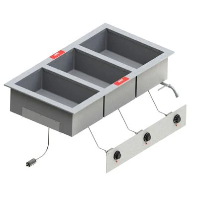 Hatch 57.6" Drop In Hot Food Well with 4 Pan Capacity