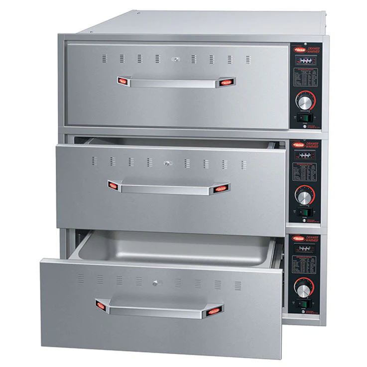 Hatco 28" Built-In 3 Drawer Warmer with Thermostat Controls 120V