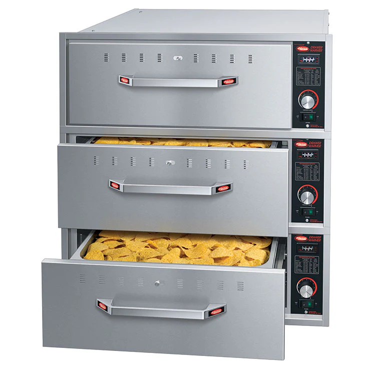 Hatco 28" Built-In 3 Drawer Warmer with Thermostat Controls 120V - Image 2