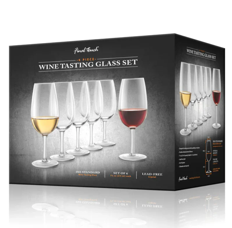 Final Touch  ISO / INAO Wine Tasting Glasses - Set of 6 - Image 3