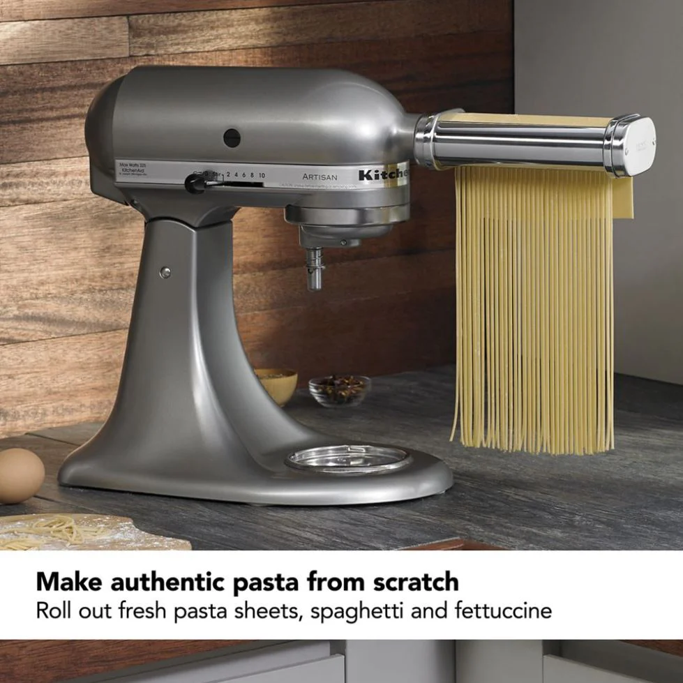KitchenAid 3 Piece Pasta Roller & Cutter Set - Image 6
