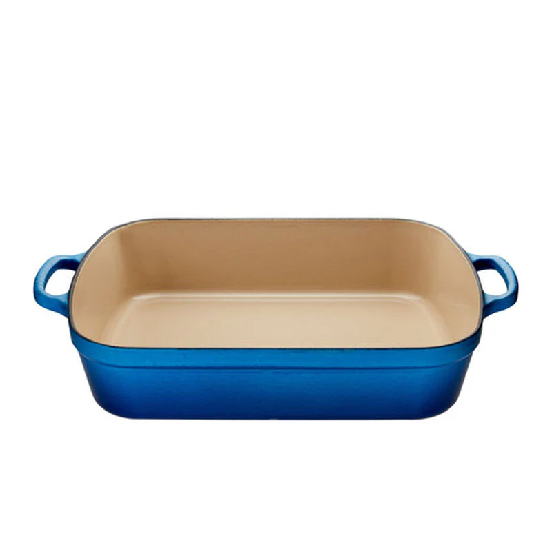 Le Creuset 4.9 Litre Rectangular Roaster, Blueberry