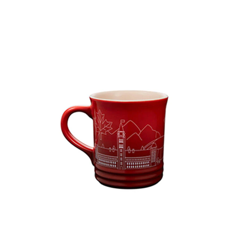Le Creuset 400 ml Mug, Canada Design, Cerise - Image 2