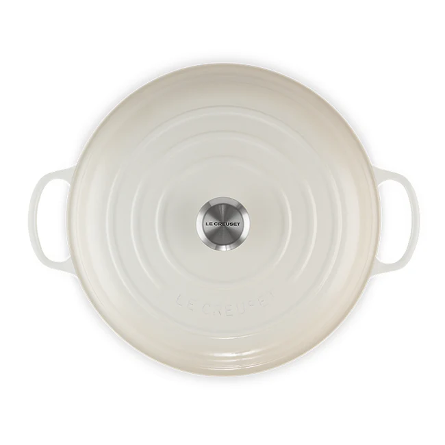 Le Creuset Braiser, Meringue, 4.7L - Image 3