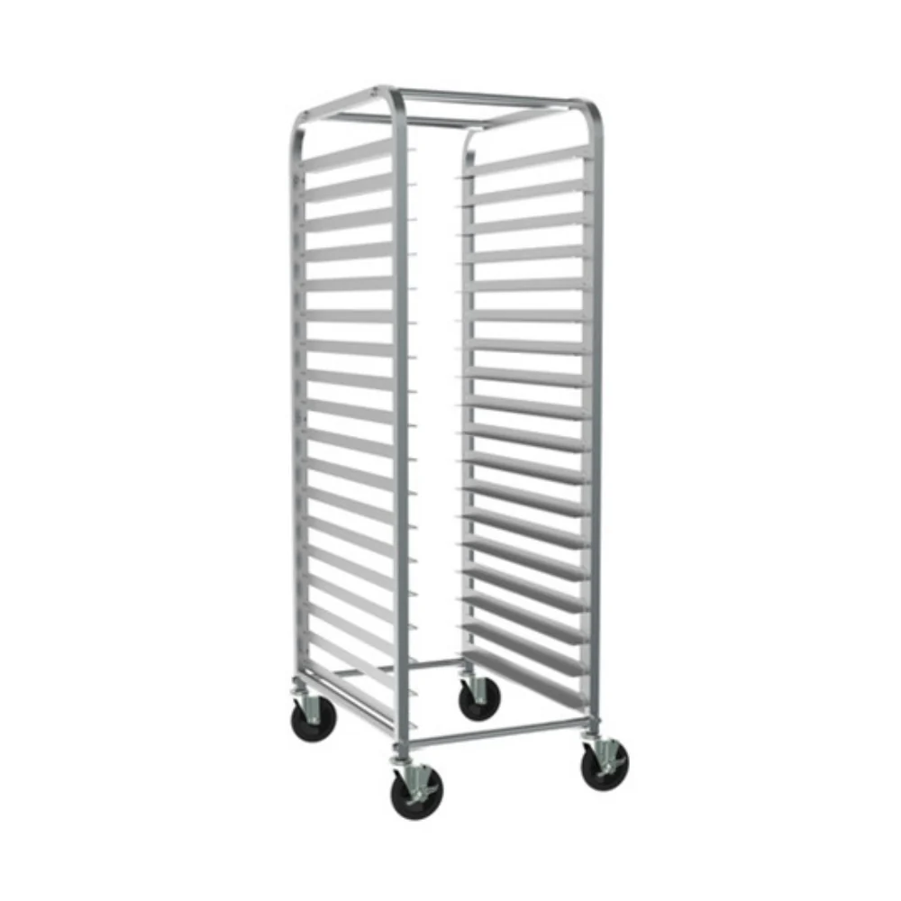 Metro 28" x 20.4" x 64" End Load Sheet Pan Rack with 18 Levels, 3" Spacing