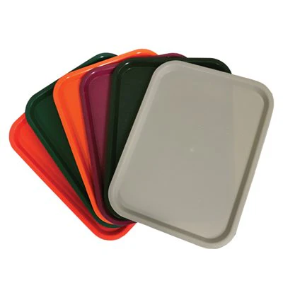 Nella 14" x 18" Fast Food Tray, Black - Image 2