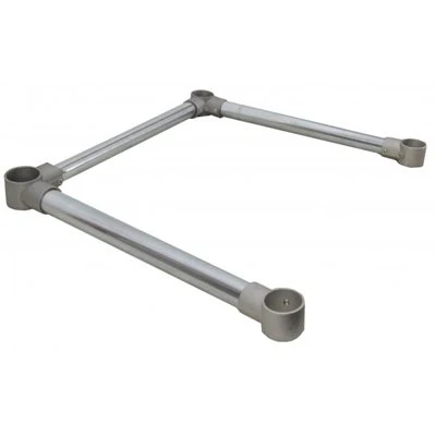 Nella 18" x 21" Galvanised Leg Brace for One Tub Sink