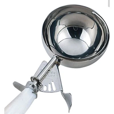 Nella 4 Oz Ice Cream Disher #8, Grey Handle - Image 2
