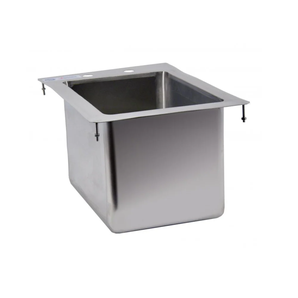 Nella One Tub Drop in Sink 10" x 14" x 10" with Flat Top
