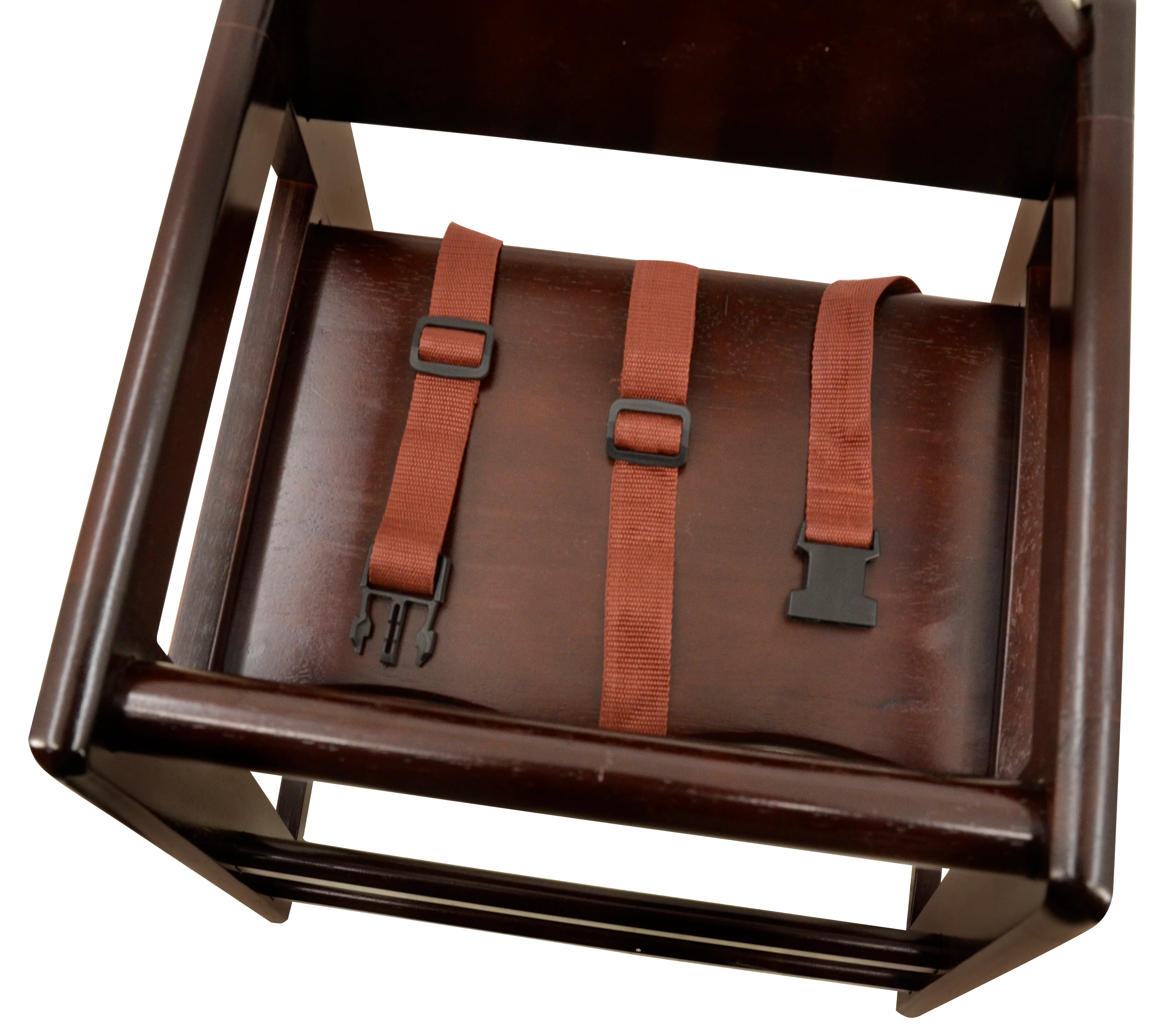 Nella Wooden High Chair, Mahogany - Image 3