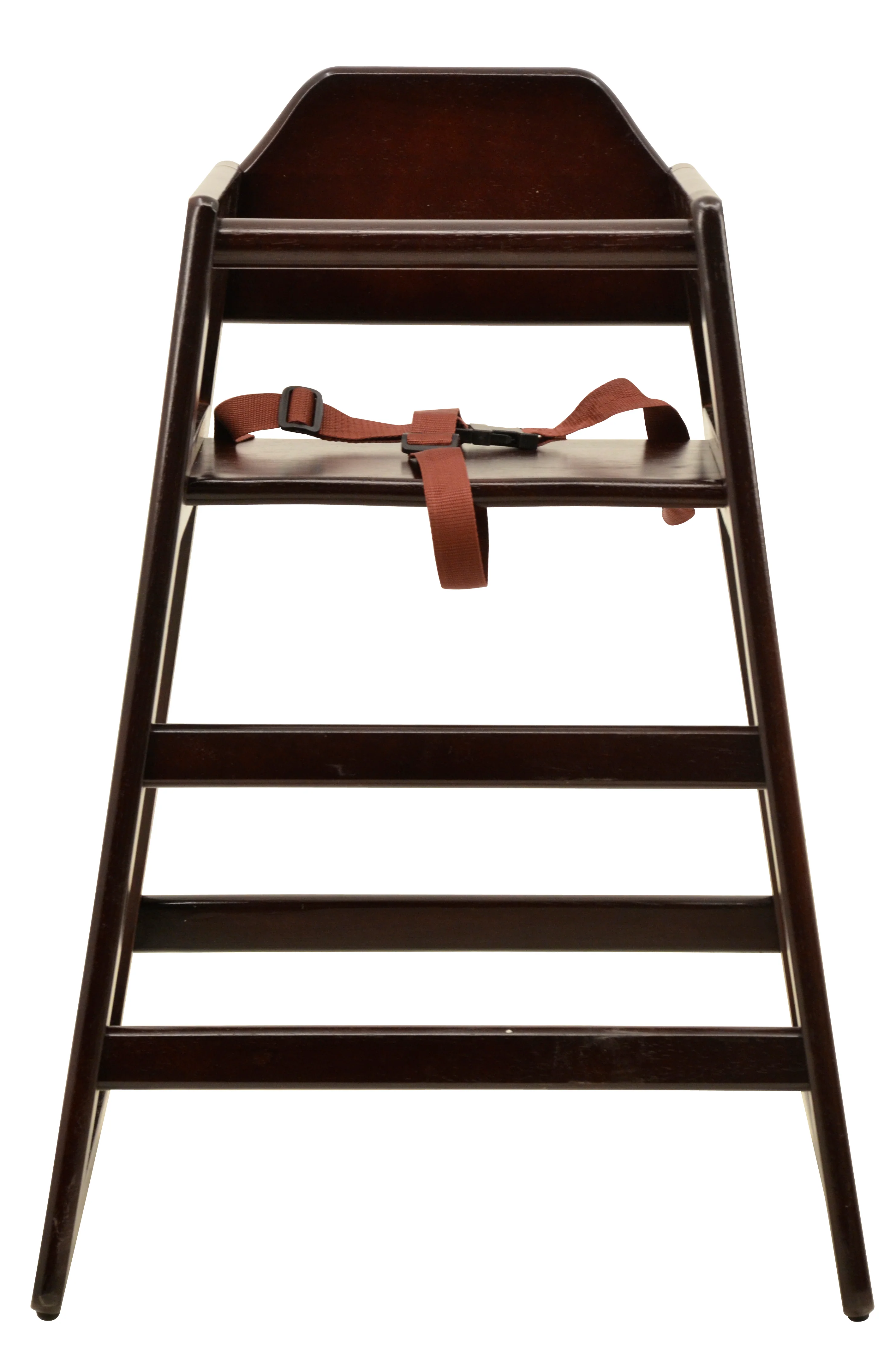 Nella Wooden High Chair, Mahogany - Image 4