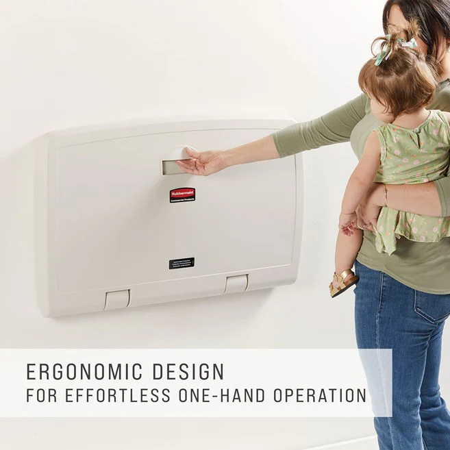 Rubbermaid Horizontal Baby Changing Station / Table, Grey - Image 3
