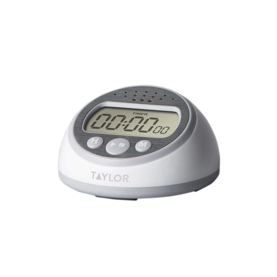 Taylor Super Loud Kitchen Timer,  95 db, White