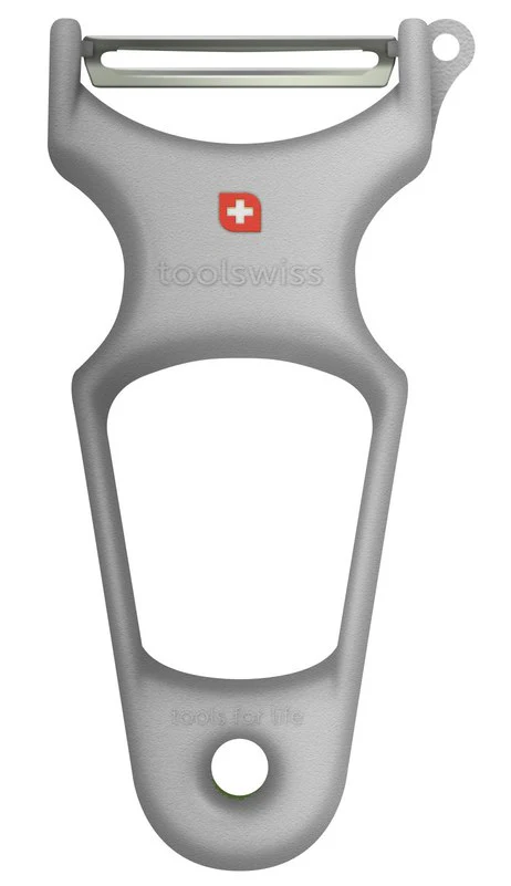Toolswiss Classinox Vegetable Peeler, Grey