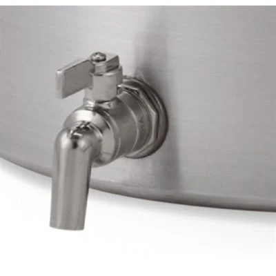 Vollrath 100 Qt Stock Pot Heavy Duty Aluminum with Faucet - Image 5