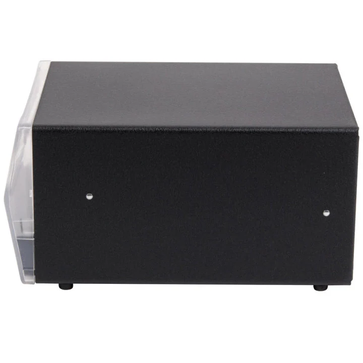Vollrath One Sided Countertop Full Fold Napkin Dispenser with Clear Faceplate, Black - Image 5