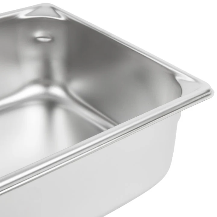 Vollrath Super Pan V 1/2 Size Steam Table Pan, 4" Deep, Stainless Steel - Image 5