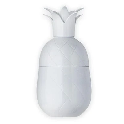 W&P 18 Oz Pineapple Cocktail Shaker, White