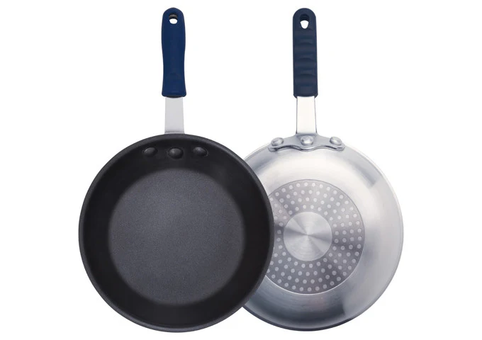Winco 8" Non Stick Induction Fry Pan, Stainless Steel - Image 2