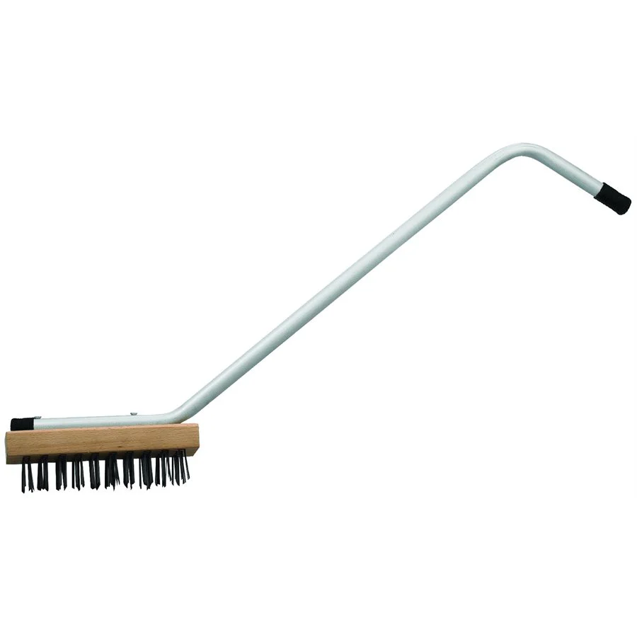 Winco Commercial Broiler Wire Brush, 31" Handle